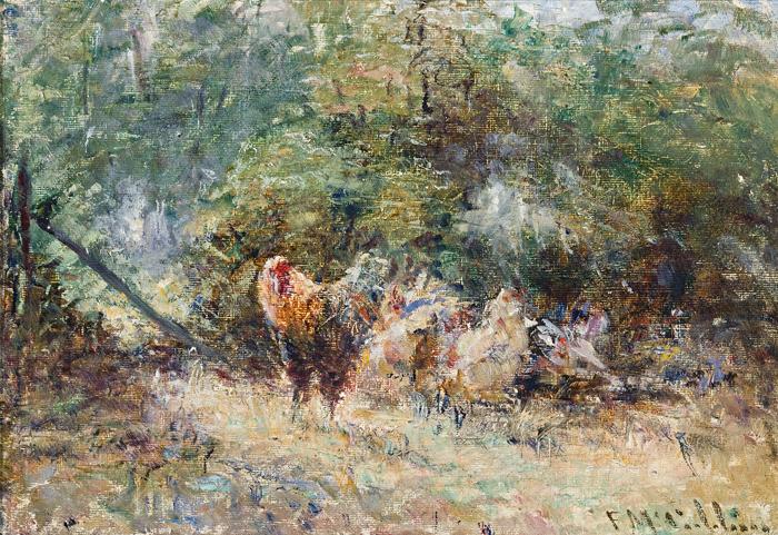 Frederick Mccubbin Study of Poultry by Frederick McCubbin oil painting picture